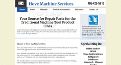 Desktop Screenshot of hovemachineservices.com